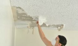 IMAGEN DE COMO QUITAR GOTELE DEL TECHO / how to remove popcorn ceiling