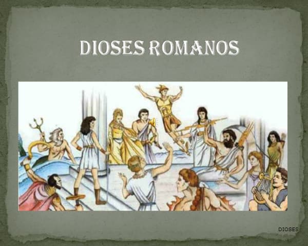 DIOSES ROMANOS: Nombres, Significados y Características