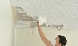 IMAGEN DE COMO QUITAR GOTELE DEL TECHO / how to remove popcorn ceiling