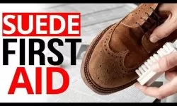 HOW TO CLEAN SUEDE SHOES IMAGE