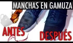 IMAGEN DE COMO LIMPIAR UNAS BOTAS DE GAMUZA